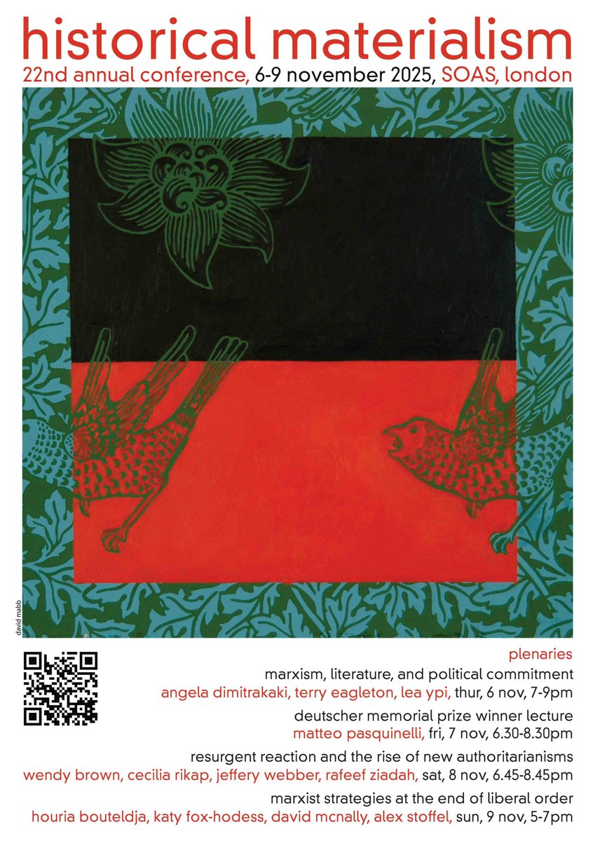 Plenaries for Historical Materialism Annual Conference London.

Register here: historicalmaterialism.org/event/twenty-s…