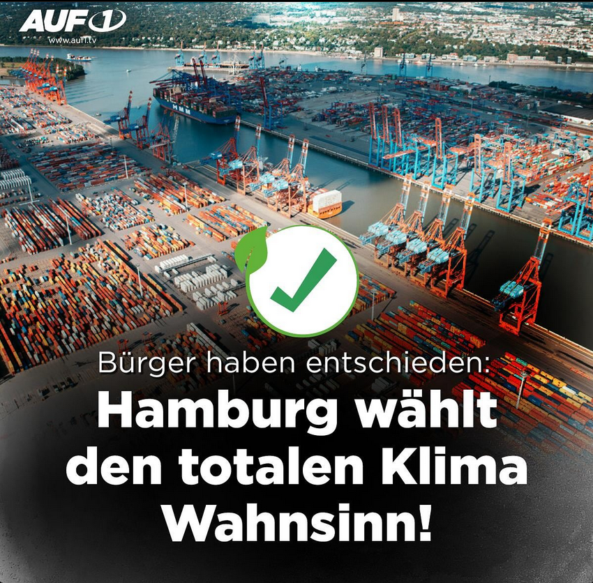 Das kommt jetzt auf Hamburg zu: ⬇️

⚠️ Bis 2040 müssten ALLE Gas- und Ölkessel in Wohn- und Nichtwohngebäuden ausgetauscht werden, während das gesamte Gasnetz stillgelegt wird. 

⚠️ Einführung von Tempo 30 in ganz Hamburg sowie eine drastische Reduktion des Pkw-Verkehrs. 

⚠️