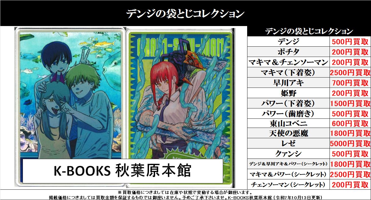 チェンソーマン デンジの袋とじコレクション 天使 2個セット まとめ