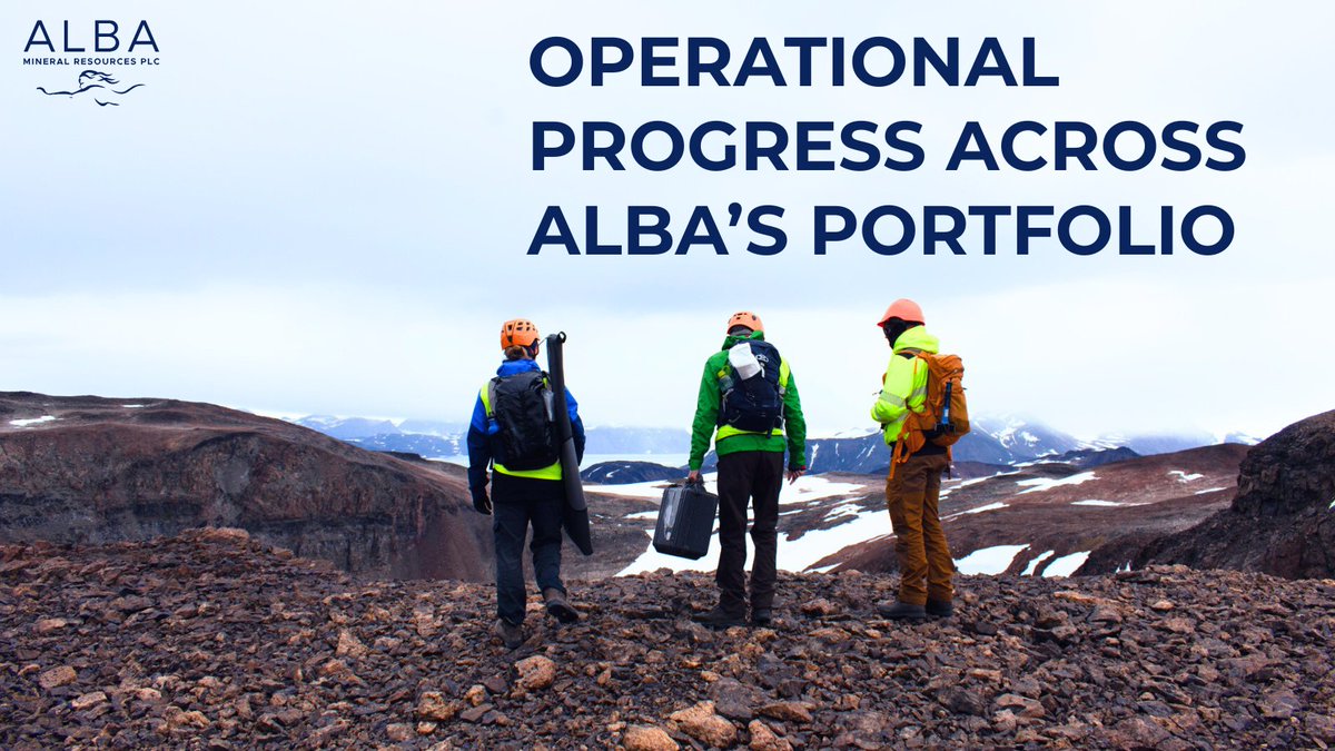 ArkadianMetals's tweet photo. Operational update: progress across #Clogau, #Finnsbo & #Motzfeldt.
🔹 Blasting at Clogau expected Nov
🔹 Finnsbo drilling consents submitted
🔹 Motzfeldt mini-bulk sample ready for testing
Read the full RNS 👉 : https://t.co/8SPjbM2mQ6
#CriticalMinerals #WelshGold #Alba https://t.co/XaEOTFXxug