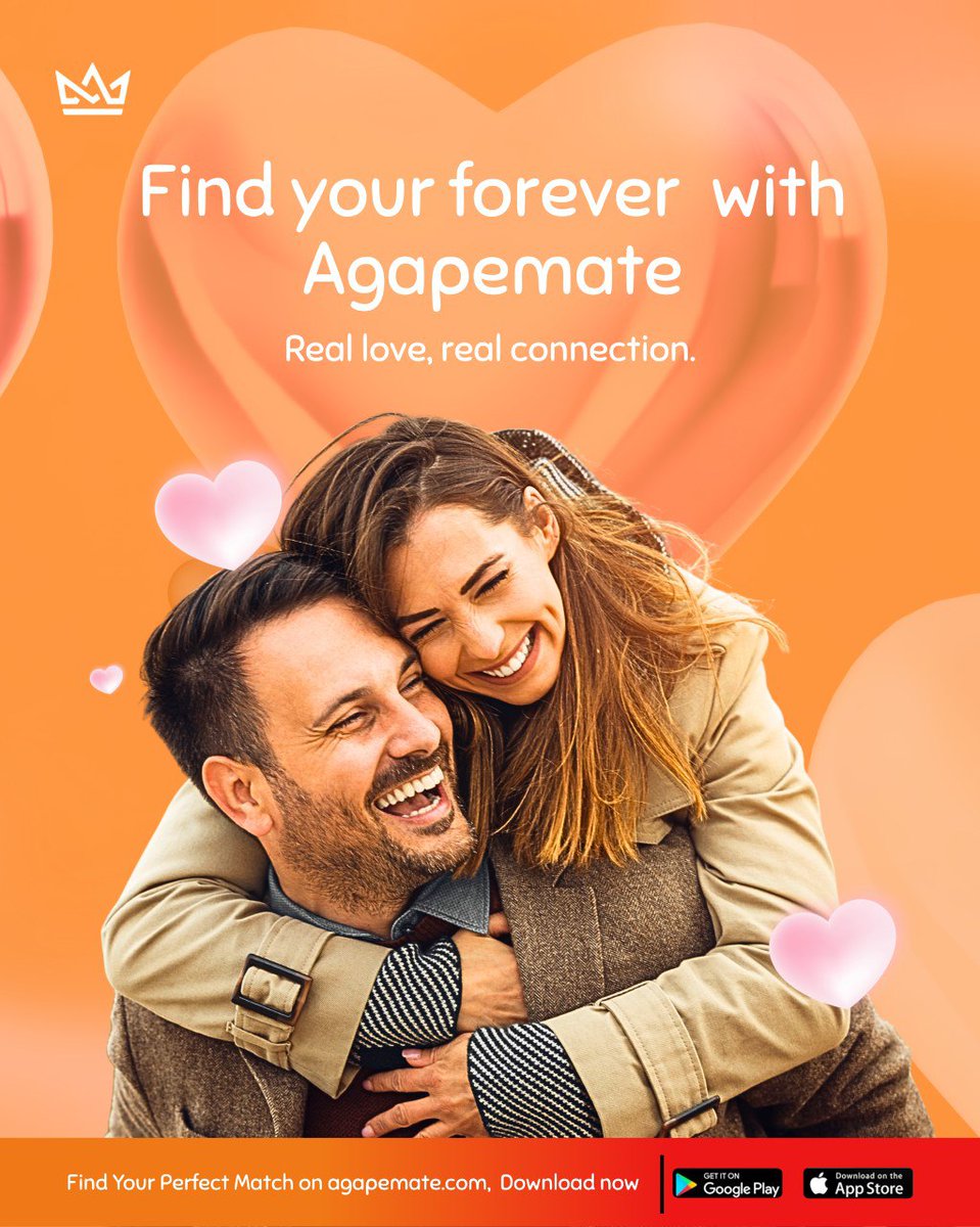 Agape_Mate1's tweet photo. REAL LOVE, REAL CONNECTION 💖 
Download Agapemate today and start your journey to finding real love! 

#Agapemate #LoveStory #FindYourMatch #RealLove #AgapeMate #ChristianDating #FaithfulLove #KingdomMarriage #GodlyRelationships #DateWithPurpose #WaitingOnGod #GodCenteredLove https://t.co/9WzAaf3rNC