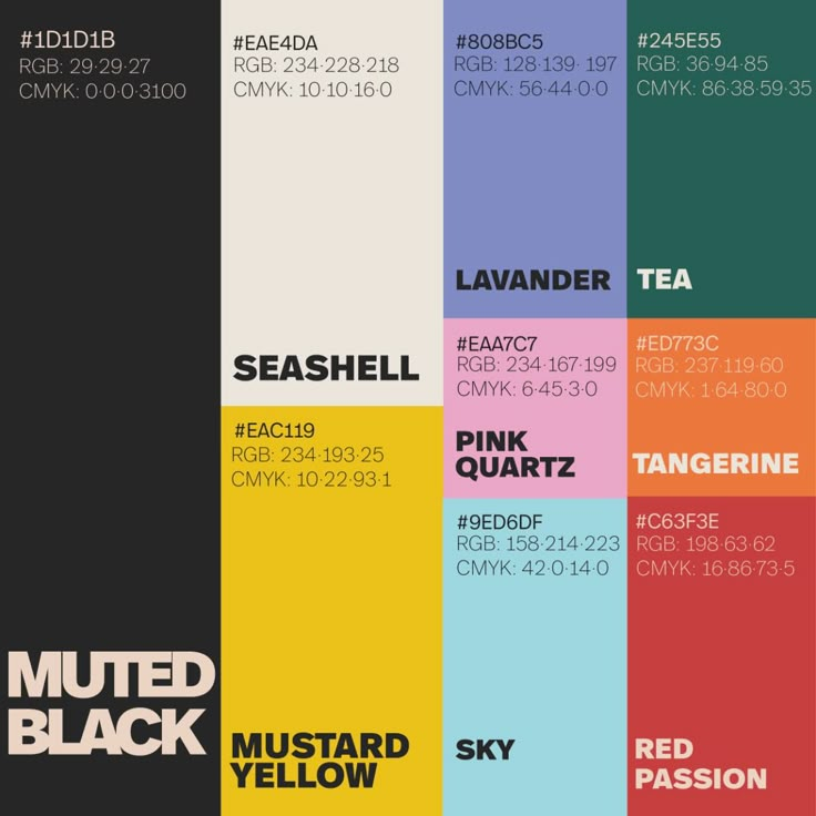 pietrobaudin's tweet photo. perfect color pallette for your next project: https://t.co/qxDpzKipuI