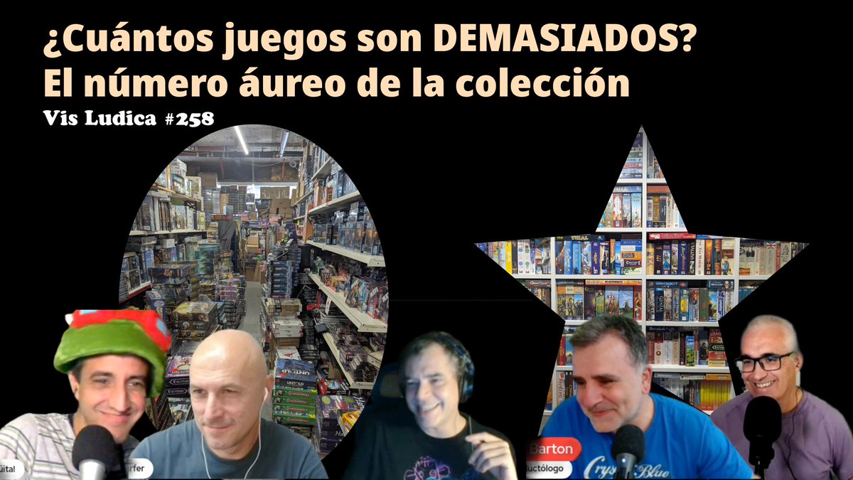 🎲 En Vis Lúdica 258 nos ponemos filosóficos:
¿Cuál es el número áureo de una colección de juegos?
Arribas dice 150. El resto… seguimos en fase de negación 😅
Postureo, Life of the Amazonia, Frostpunk y Nacidos por la Bruma en el nuevo episodio.
👉 youtu.be/o08gRDwodLA