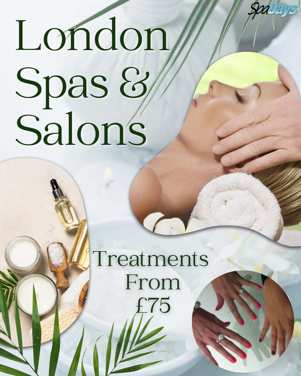 spadayscouk's tweet image. 💆‍♀️ Unwind in style at London spas &amp;amp; salons — treatments from £75 ✨
The perfect city escape 🌿
👉 spadays.co.uk/spa-experience…
#LondonSpa #Relaxation #PamperTime