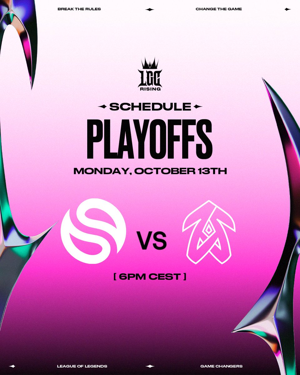 TODAY IS THE DAY 🔥 

We'll see you at 6pm CEST on the official LEC Twitch channel for the first day of the Playoffs! 
➡️ twitch.tv/lec