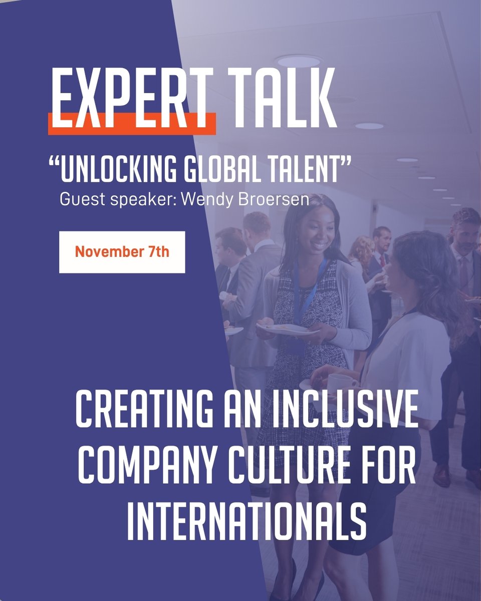 🌍 Join us on Nov 7 for the final part of our Expert Talk Series:
Creating an Inclusive Company Culture for Internationals 💬

With Wendy Broersen &amp; Marjan Stoit — sharing real strategies for DEI &amp; retention.

🕤 09:30–12:00 | 📍 Creative Valley
🔗 undutchables.nl/events/expert-…