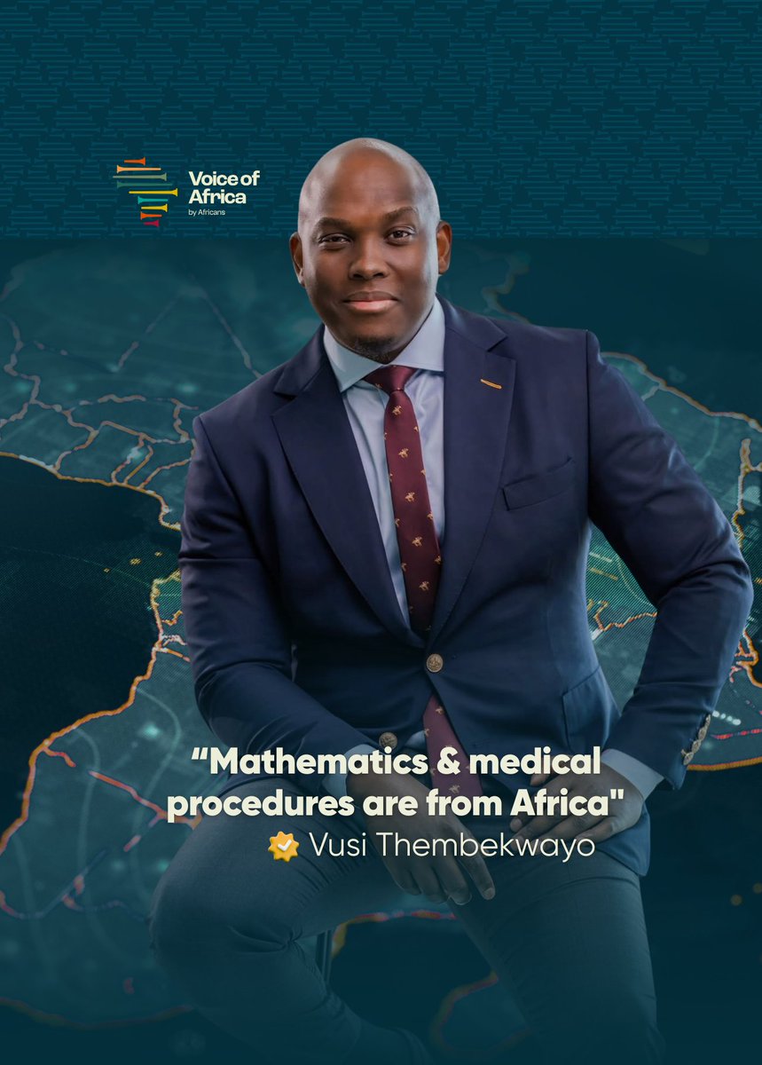 voice_ofafrica's tweet image. “Mathematics &amp;amp; medical procedures are from Africa.”
— Vusi Thembekwayo

Africa has always been the heartbeat of human civilization. 
#VoiceOfAfrica #VusiThembekwayo #AfricanExcellence #ProudlyAfrican #AfricaRising #AfricanHistory #MadeInAfrica #InnovationFromAfrica #AfricanLegacy