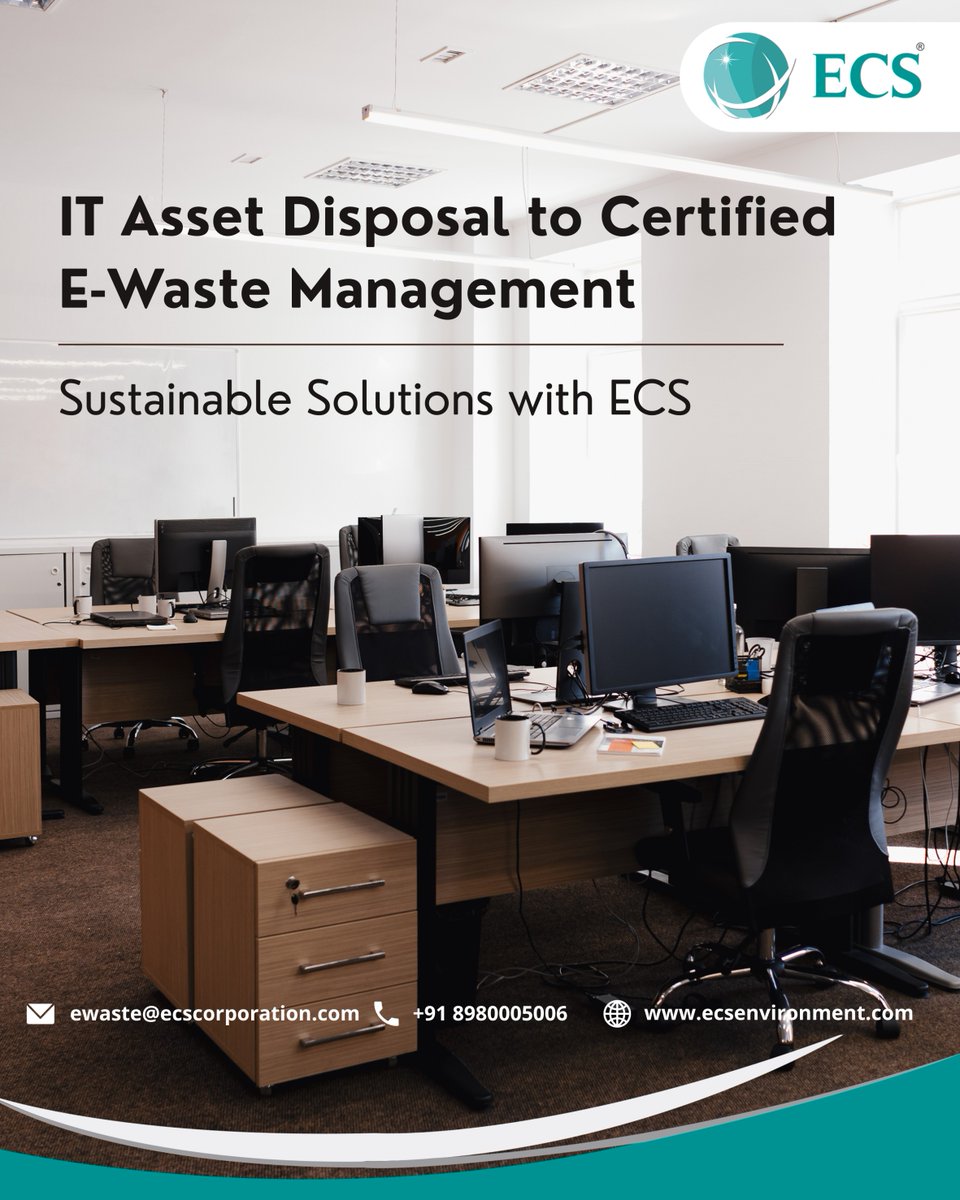 ecsenvironment's tweet image. ♻️ From #ITAssetDisposal to Certified #EWasteManagement — ECS is leading the way toward a sustainable tech future.

Join us in building a cleaner, greener tomorrow with ECS.

👉 Read more: bit.ly/3VZ1Kfs

#RecyclingSolutions #EcoFriendly #EwasteRecycling #ECSEnvironment