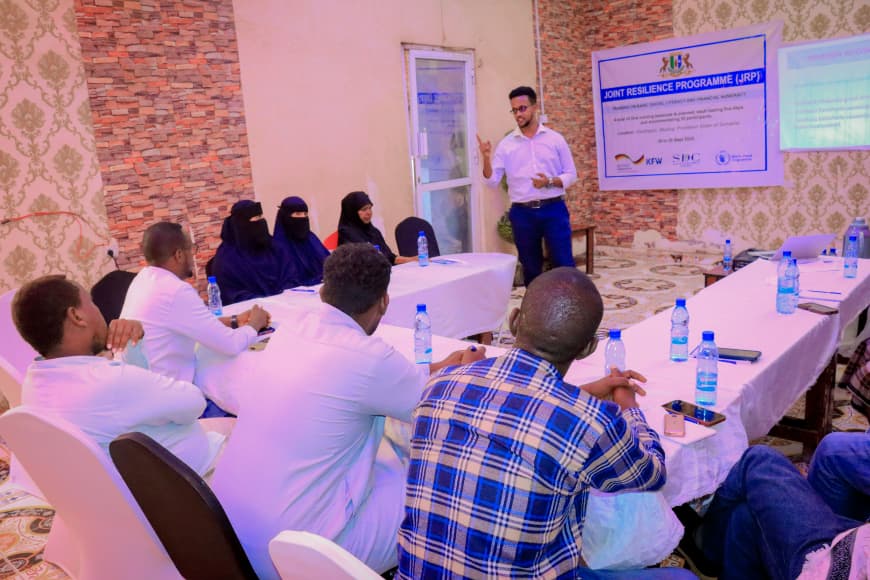 SDCSOM's tweet image. The Basic Digital &amp;amp; Financial Literacy training under the Joint Resilience Programme (JRP) by @SDCSOM equipped 40 farmers with essential skills to manage farms, track income &amp;amp; make informed financial decisions. A step toward real financial inclusion &amp;amp; stronger livelihoods.