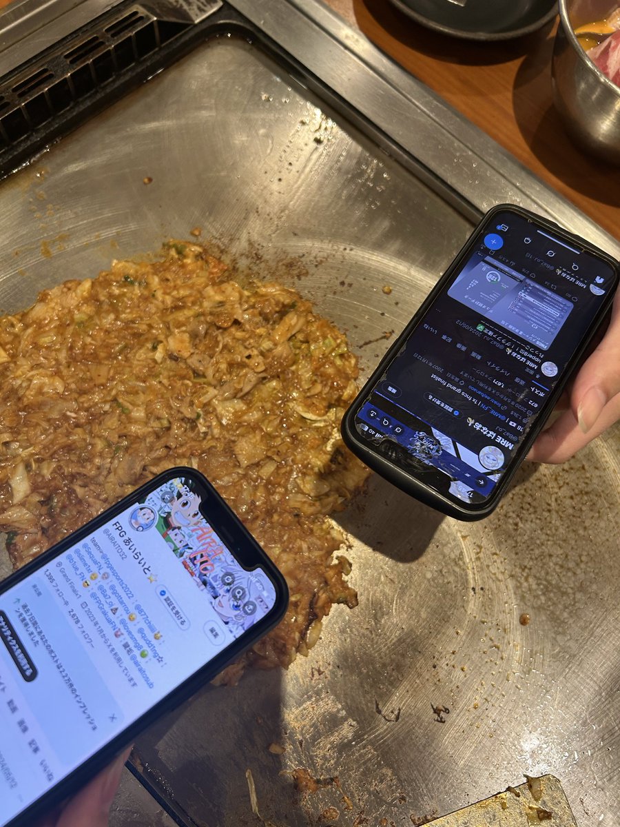 グラファ勢2人とご飯食べてきた！