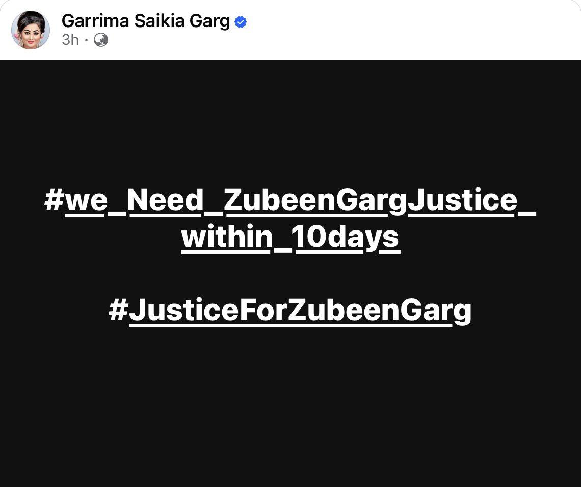 _Tora_J's tweet photo. #JusticeForZubeenGarg 
#we_Need_ZubeenGargJustice_within_10days 
#WEDEMANDACCOUNTABILITY https://t.co/WT8Jx5RU0M