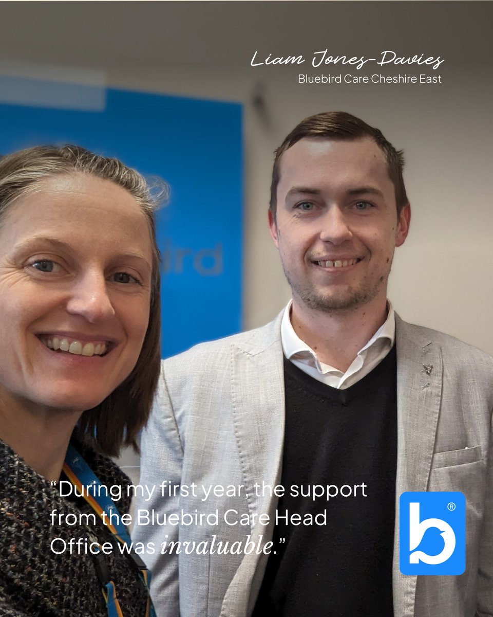 What can you expect from Bluebird Care support? 🤝 Our Head Office offers guidance, training, and resources to help you succeed! Ready to learn more? 

Schedule a call: bluebirdcarefranchise.co.uk/your-next-step/ 

#FranchiseOpportunity #HomeCareFranchise #BuildYourBusiness #BluebirdCareFranchise