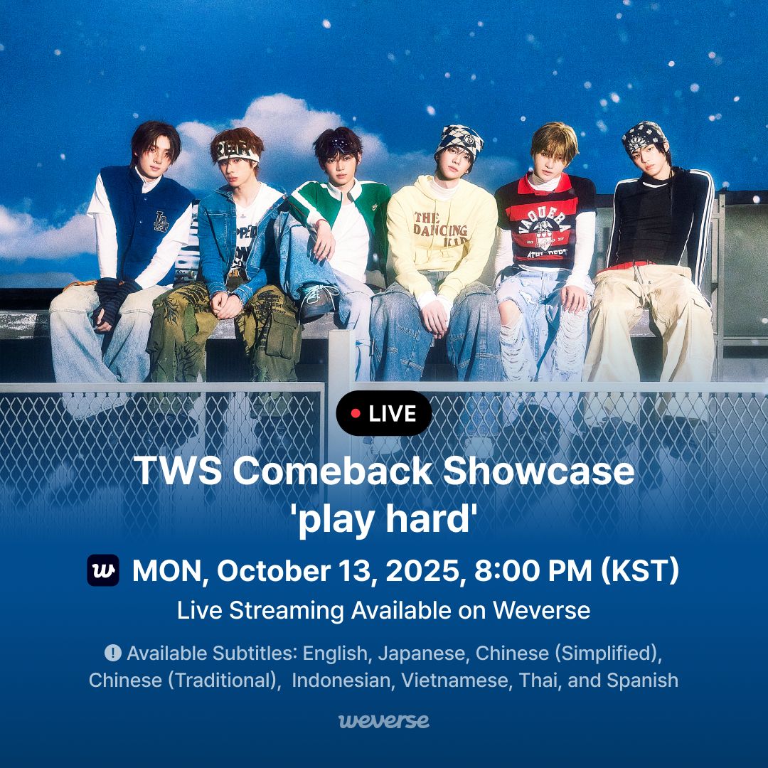 TWS play hard Weverse SHOWCASE LIVE シニュ TWS 4th Mini Album ＜play hard＞ COMEBACK LIVE! | TWS Weverse LIVE