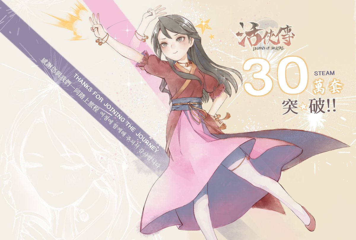 感謝諸君與我們一同踏上旅程，風風雨雨一路走來，《活俠傳》在STEAM平台上銷售量終於突破30萬套啦🎉🎉

（與此同時，熊已被關入小黑屋，強迫製藥中😵‍💫😵‍💫）
------------------------------------------

鼠：「請各位沒有被關的成員出來各說一句話。」
…
蟲：「公司有會無限生成食物的零食櫃，很棒。」