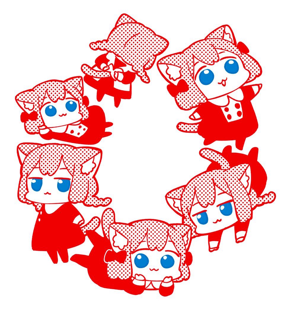 うめともものかがやき😺(2020年の絵)