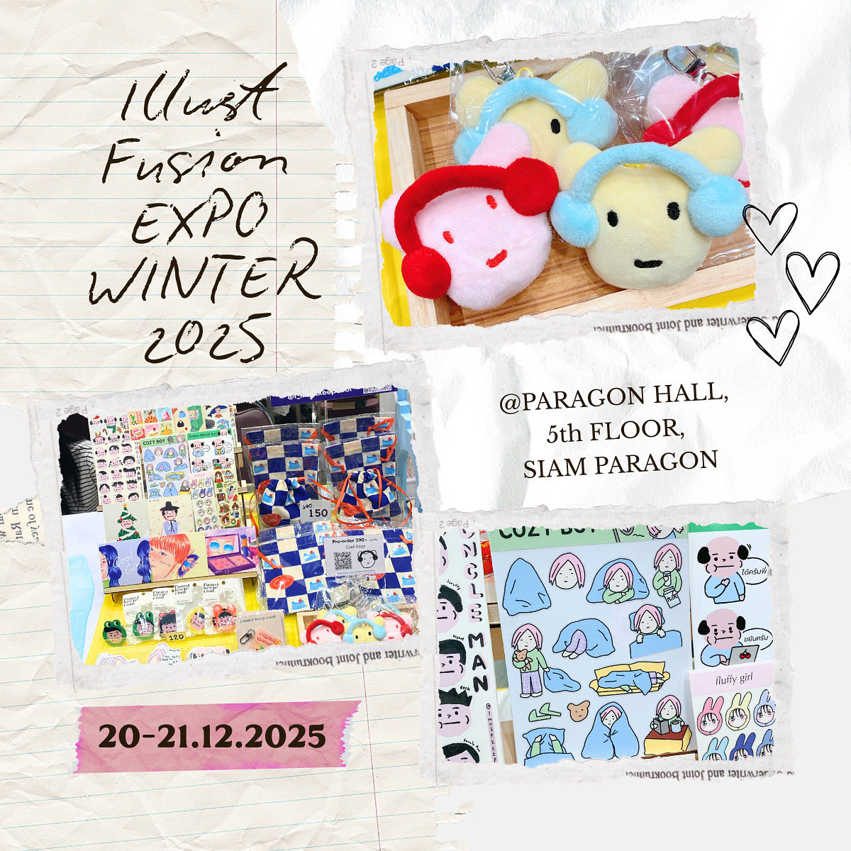 i_mustkeepcool's tweet photo. ธันวานี้บรรยากาศอุ่นใจมาเจอกันที่งาน Illust Fusion EXPO WINTER 2025🎄🎅🏻 คิดถึงทุกคนมากค่ะ
.
📅20 - 21 ธ.ค. 68 
📌พารากอน ฮอลล์, ชั้น 5 ศูนย์การค้าสยามพารากอน 
🎟️120.-/วัน

#IFEXPOWINTER25 https://t.co/ieosx1RVxM