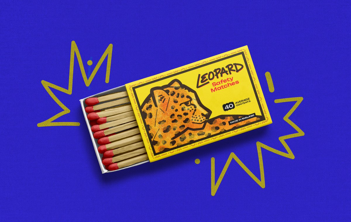 Ujayo_'s tweet photo. Iconic Leopard Matches - Concept design #REpack https://t.co/eIOiRXen3P