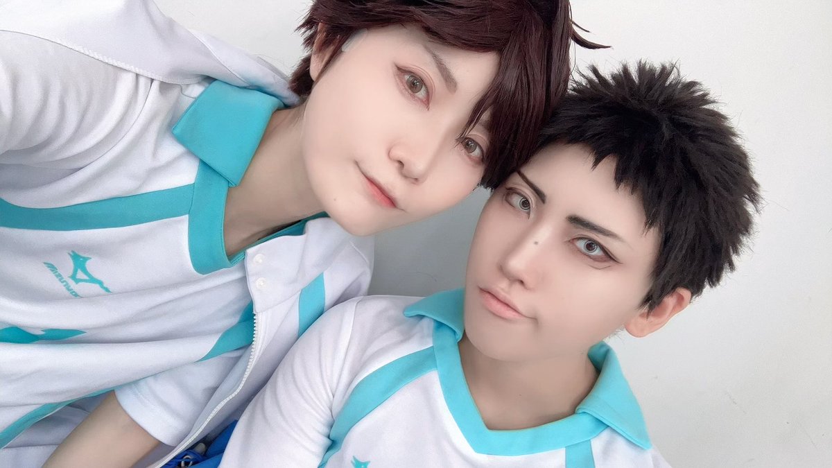 tanocispace's tweet photo. 仲良しこよしで阿吽してきた、二人とも久々すぎて迷子だった🤪

岩ちゃんは@genki_cos だよ。 https://t.co/owxm6xZtKH