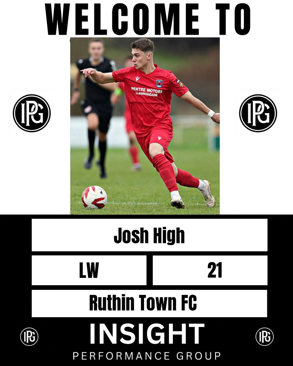 New Signing: Josh High Joins Insight Performance Group! 🚨

We are thrilled to announce that Josh High, a talented young attacking player, has officially signed with Insight Performance Group!

instagram.com/p/DPvmk0kDCVO/…
