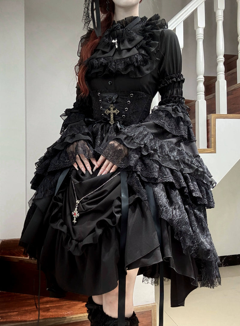 42lolita_'s tweet image. ✨Gothic Lolita Dreamy Elegance Alert! Hot Sale🔥
Romantic &amp;amp; vintage princess style, perfect for gothic parties⚜️ or daily outfits👗

Purchase link: 42lolita.com/products/gothi…

#GothicLolita #PrincessStyle #LolitaFashion #GothicFashion #Gothicstyle #blackdress #whitedress