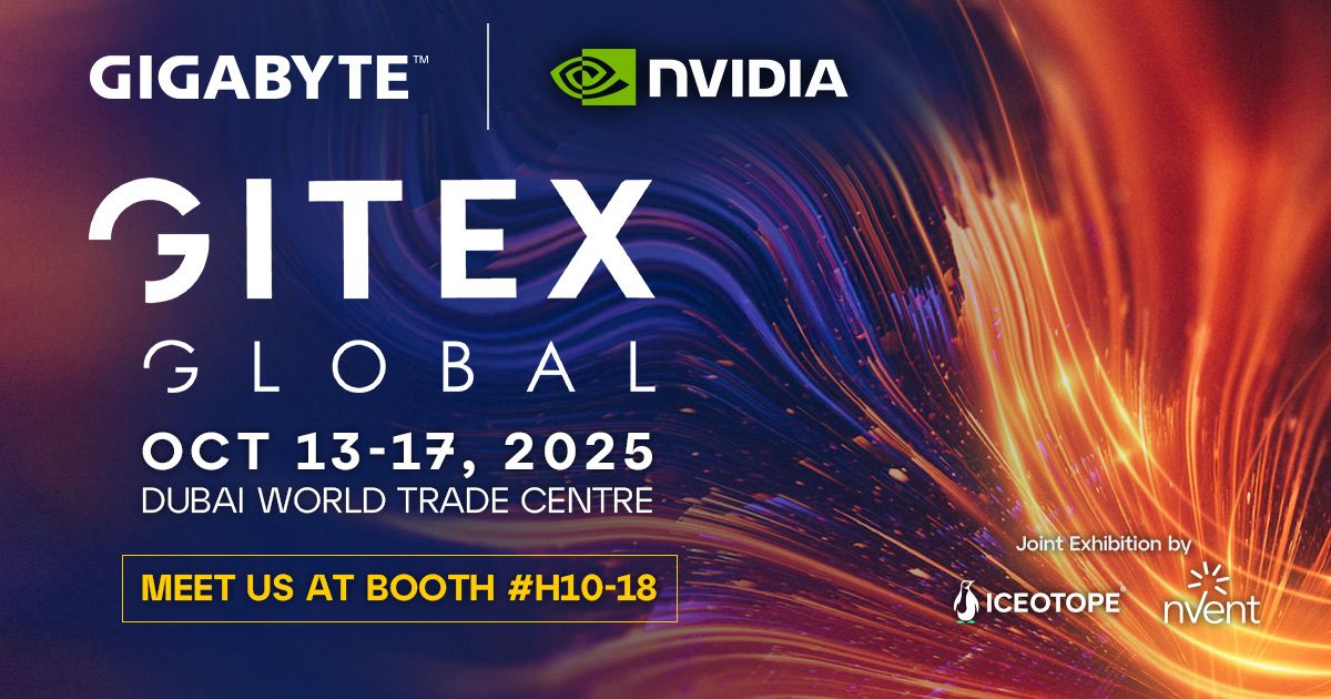 GigaComputing's tweet image. We are at GITEX GLOBAL Largest Tech & Startup Show in the World — ready to meet you in Dubai!
Giga Computing, with AI at its core, joins forces with @nVent and Iceotope at the world’s premier tech event 🌍 to showcase next-generation servers and liquid cooling solutions,…