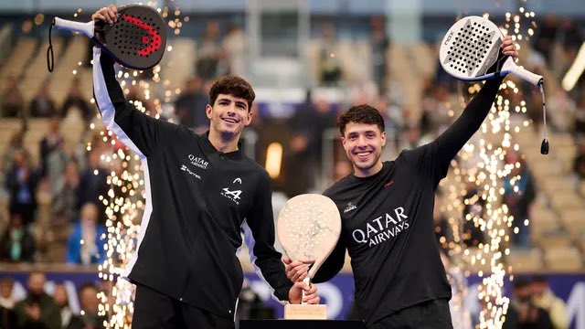 UniversPadelOff's tweet photo. 🏆 Coello &amp; Tapia ont remporté 10 titres cette saison — soit plus que tous les autres duos combinés 😳
👉 Ratio de victoire : 78 % en finale sur le circuit Premier Padel.

#Padel #PremierPadel #CoelloTapia

✦ Univers Padel | Stats 2025 🎾 https://t.co/lZ9WeQrgDU