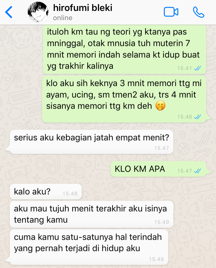 yoshiden, 7 minutes theory.