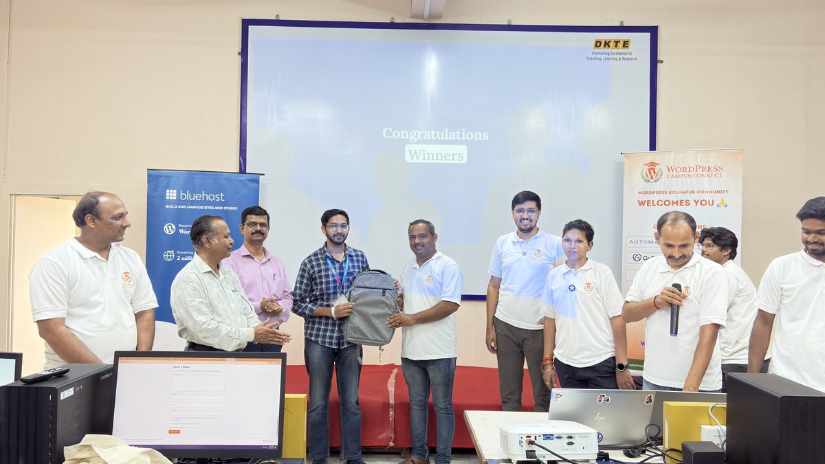 contactpp's tweet photo. We successfully completed our 4th workshop at DKTE Ichalkaranji with an amazing student response. 🙌
Gratitude to DKTE College for the opportunity and to our Campus Connect team, organizers, and volunteers for their incredible effort. 💪 https://t.co/HgS14xLXWT