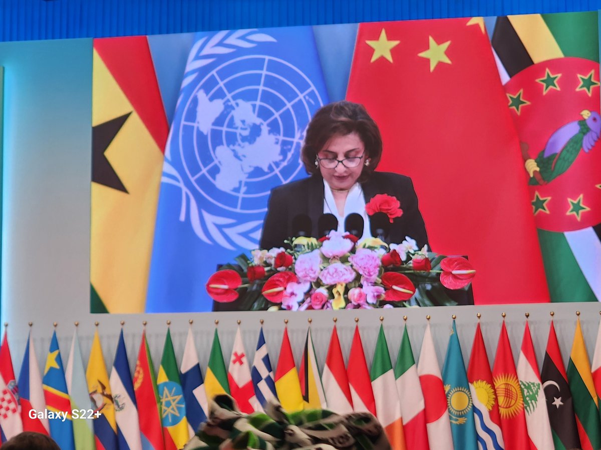annamutavati's tweet photo. Thank you, @FinGovernment, unwavering partners of @UN_Women in advancing gender equality, for recommitting to multilaterism & reminding global leaders today in Beijing, China, to ensure that the gender equality promise made 30 yrs ago on #BeijingPlatformforAction are realized. https://t.co/xczkXZK0KK
