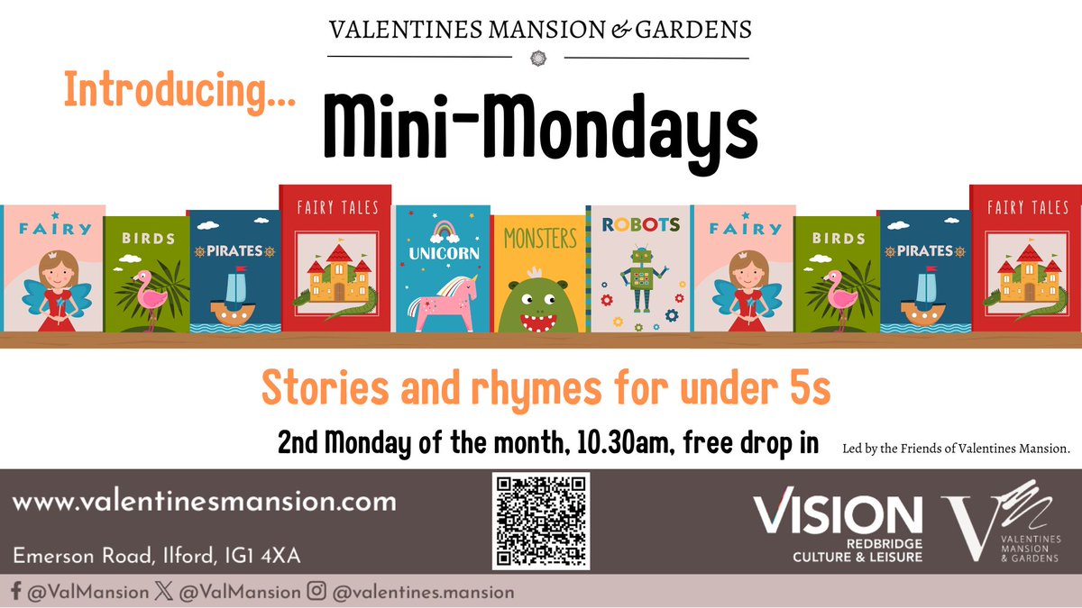 Today!  Drop in for stories &amp; rhymes for under 5s at 10.30am!  #redbridge #eastlondon #eastlondon