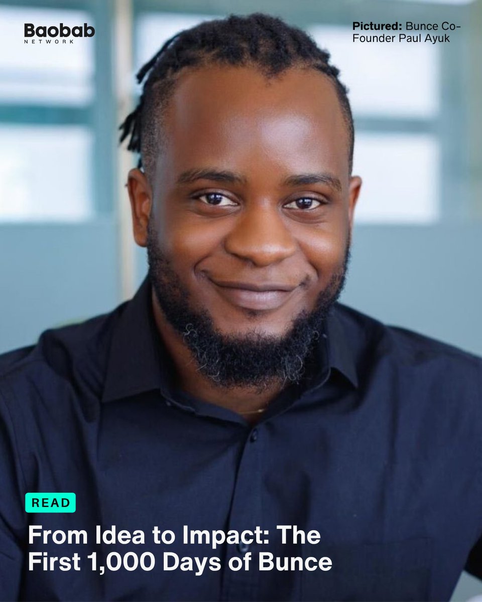 Big shout-out to <a href="/trybunce/">Bunce</a>  (‘23) for being featured in <a href="/TechCabal/">TechCabal is preparing for Moonshot 2025</a>  1–1000 series! A story of resilience &amp; trust as they build Africa’s next-gen customer engagement platform. We're proud to back Paul, Dami &amp; Justus. 

lnkd.in/dPRTvX9k