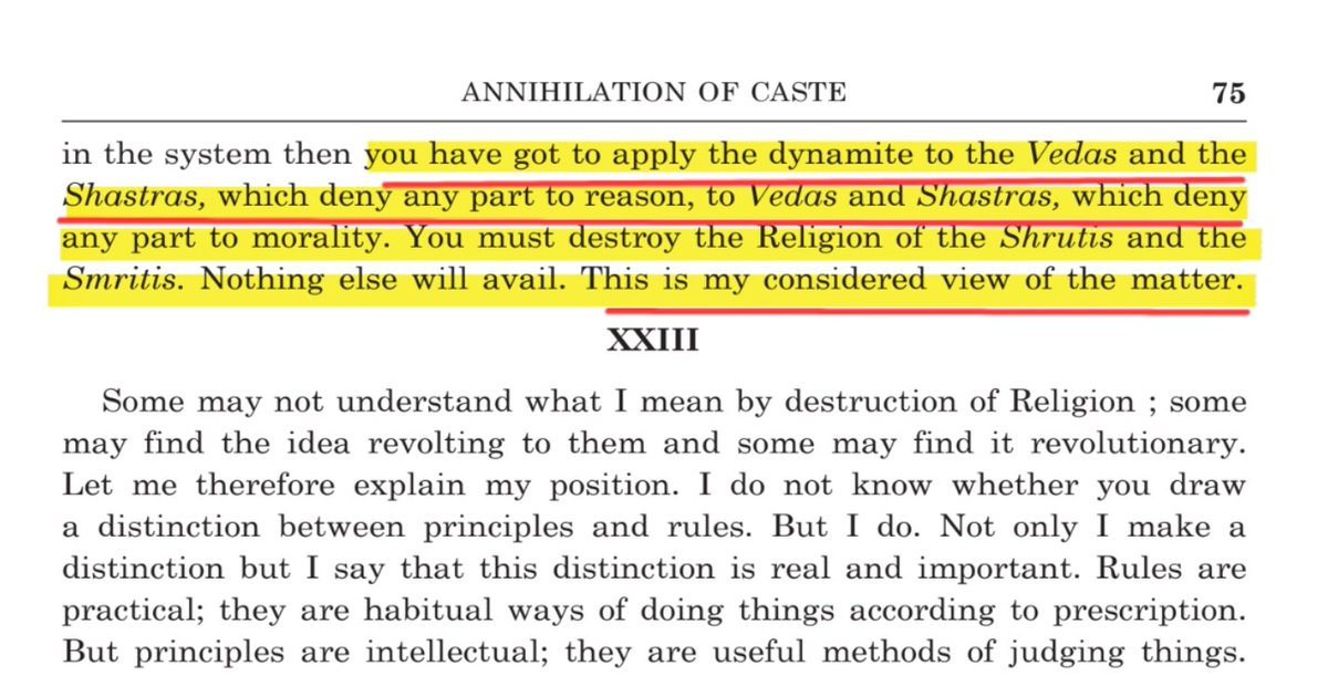 If the great human Dr. Babasaheb Ambedkar said something, he must have said it after thorough research.