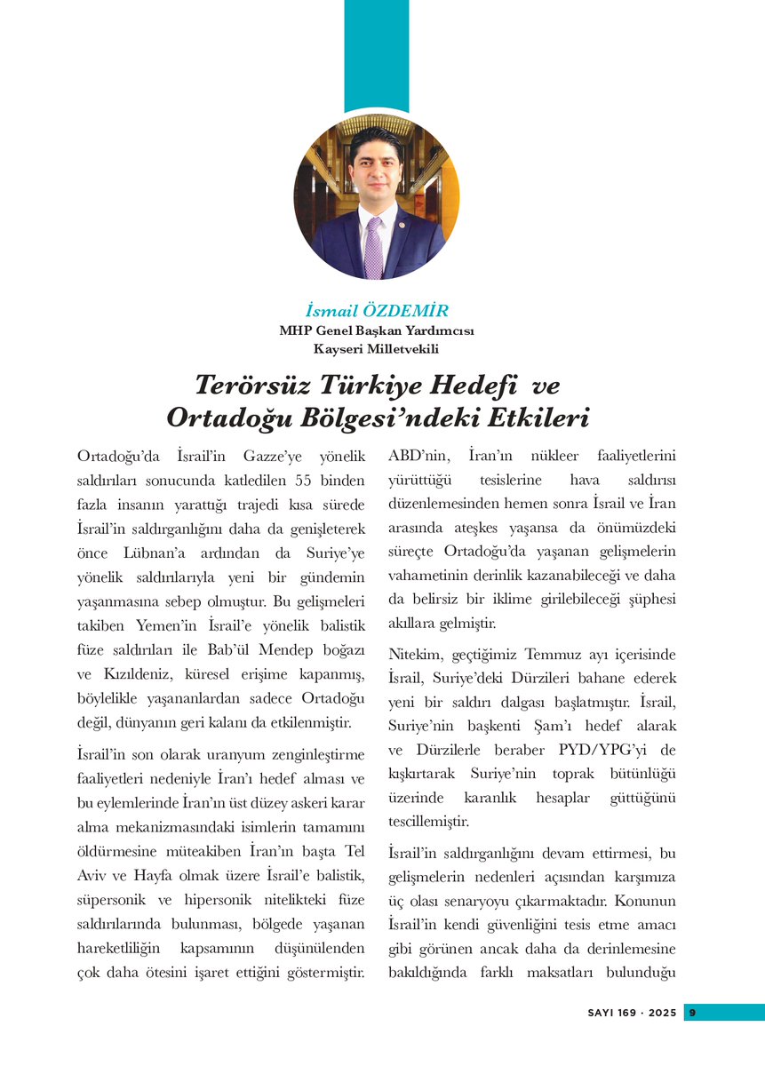 kutlu_seslenis's tweet photo. Kutlu Sesleniş Dergisi 169. sayı...

@ismailozdemirrr: Terörsüz Türkiye Hedefi ve Ortadoğu Bölgesi’ndeki Etkileri https://t.co/Lfc52Rm97p