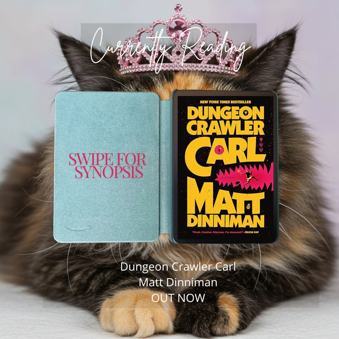 kindigblog's tweet image. Currently Reading: #DungeonCrawlerCarl by @mattdinniman which is OUT NOW!
I'll let you in to a secret - I was late posting & not only have I finished, but I devoured the entire series in a month. Easily my book of the year, absolutely fantastic! Bring on book 8!
#bookblogger