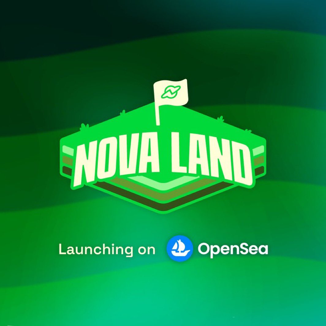 If you missed the $3M oversubscribed <a href="/Novastro_xyz/">Novastro | RWAfi</a> IDO on <a href="/KaitoAI/">Kaito AI 🌊</a> 👀 don't sleep on their first NFT collection 💎

NovaLand Genesis Launching on <a href="/opensea/">OpenSea</a> THIS WEEK. <a href="/NovaLand_nft/">Nova Land</a> 

3,000 supply 
FREE for whitelist.

Last call .. get your ticket to the novaverse 
Let’s go 🚀 🌟