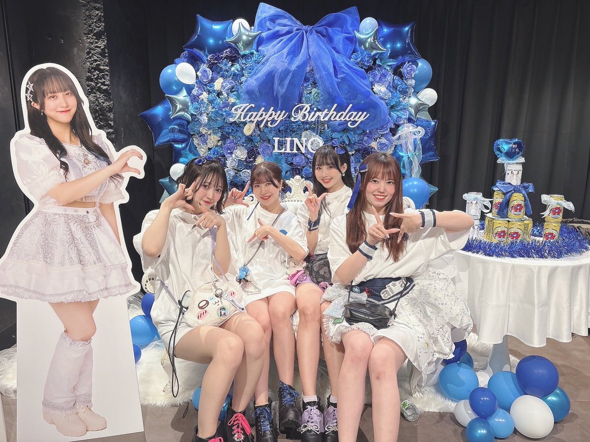 同じ事務所のLINOちゃんの生誕祭、
出演させていただきありがとうございました✨

改めてお誕生日おめでとうございます🎂