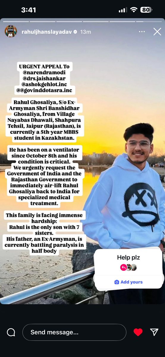 PiyushG51560178's tweet photo. Rahul is currently in critical condition and requires urgent #medical support and financial support. 
Your small contribution can save someone's life. 🙏
#SaveRahulFMGEKZ

Bank Name :- S.B.I
Ifsc code :- SBIN0031047
Account No :- 44551216573
Name :- Kamli Devi W/o Banshi dhar ji https://t.co/FWfrXcw26A