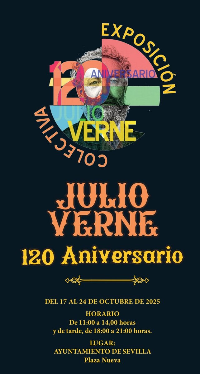 Bdias, por si quereis pasaros, es exposición colectiva en la que participo con una de mis Fotografías: "La preluna #selenita de Verne" del 17 al 24 de Octubre, Casa Consistorial de <a href="/Ayto_Sevilla/">Ayuntamiento de Sevilla</a> en Plaza Nueva. #JulioVerne #Sevilla