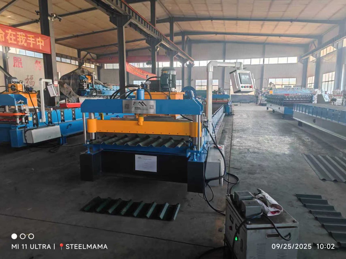 CecileSteelmama's tweet image. Steelmama R101 &amp;amp; R72 IBR Triple Layer Roll Forming Machine

Perfect for large-scale projects, ensuring efficiency and consistent quality.

📩 Contact us today:
WhatsApp: +8613315702602
Email: cecile@steelmama.com
Website: steelmama.com

#RollFormingMachine #IBRMachine