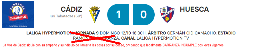 Usar terminología retirada por incumplimiento de leyes democráticas no puede estar justificada por ninguna línea editorial.
<a href="/SubdelegCadiz/">Subdelegación Cádiz</a> <a href="/SE_MemoDemo/">Secretaría de Estado de Memoria Democrática</a> <a href="/APCadiz/">APC</a>
<a href="/PeriodistasAND/">CPPA</a> <a href="/Cadiz_CF/">Cádiz Club de Fútbol</a> <a href="/DefensorAndaluz/">Defensor P. Andaluz</a>
<a href="/brunog_cadiz/">Bruno García</a> <a href="/diariocadiz/">Diario de Cádiz</a> <a href="/canalsurcadiz/">Canalsur Cádiz</a> <a href="/EstherGilSumar/">Esther Gil de Reboleño</a> <a href="/RadioCadiz/">Radio Cádiz</a>