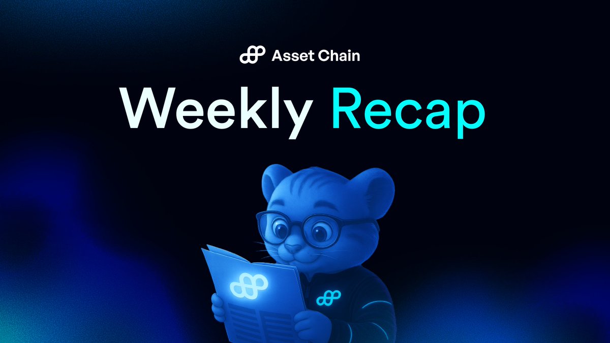 rwaassetchain's tweet image. Asset Chain isn't building to compete — we're building to dominate. We're building for growth, from Africa for the rest of the world.
Here's what went down last week:
📅 Oct 7: EdenVest Goes LIVE
EdenVest is now LIVE on Asset Chain Mainnet — bringing transparent, on-chain…