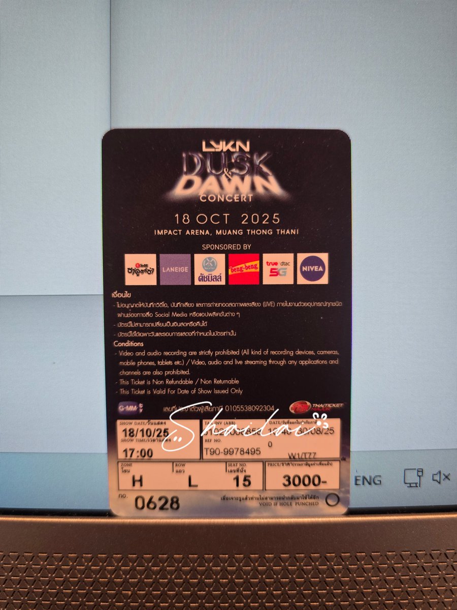 Itsmeshailai's tweet image. ✨️มาจ้าแจกจ้าา✨️

รี แจกบัตรไลแคนวันที่ 18 1 ใบ 
ประกาศวันพฤหัส เพราะโดนเทมาจ้าา
ไปดูเป็นเพื่อนกันหน่อยคับเตง

#LYKN 
#LYKNDuskAndDawnConcert