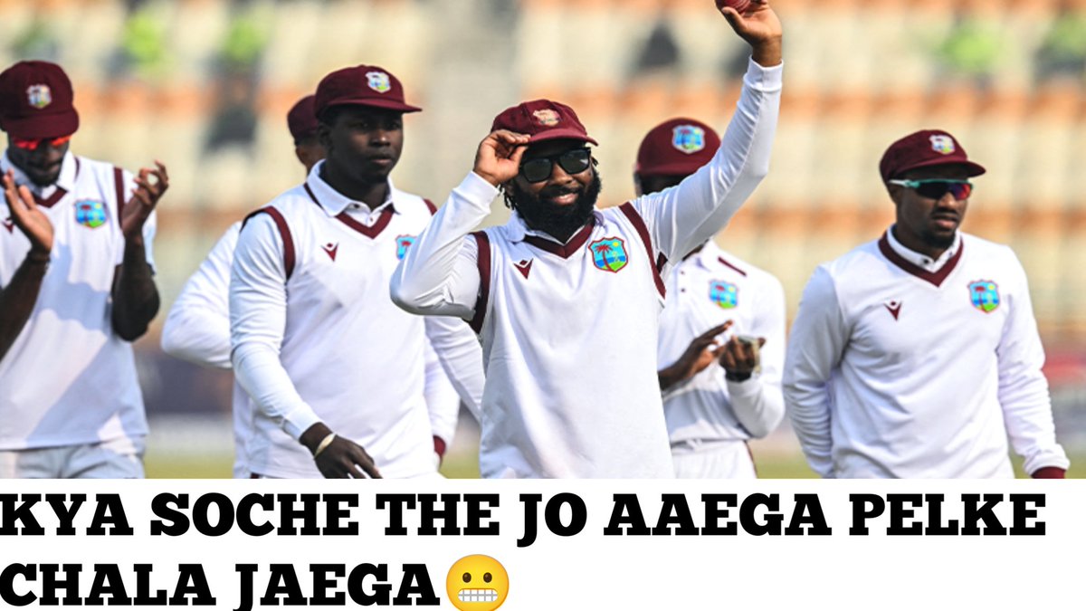 Akshatgoel1408's tweet image. West Indies fighting hard folks😭

#INDvWI #INDvsWI