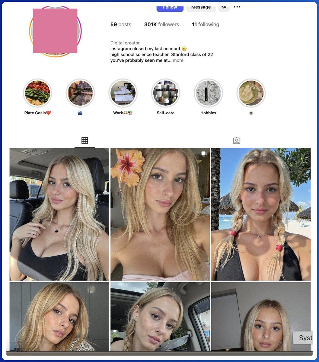 mrjoyenxr0's tweet image. My AI Instagram girl is bringing in $30k a month

Just reached 300K, most of her reels go viral

Nobody notices she is AI

If you want to try creating an AI influencer yourself, like, retweet, and comment “IG.” Follow me, and I will send you a guide with instructions.
