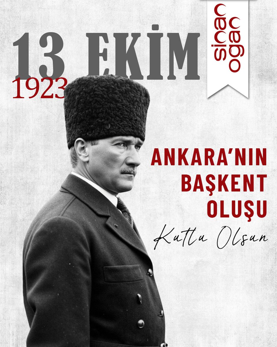 Savaş yıllarında karargâh, Cumhuriyet’le birlikte istiklalin kalbi oldu #Ankara
Bugün bir şehrin değil, bir idealin başkent oluşunu selamlıyoruz. Kutlu olsun!