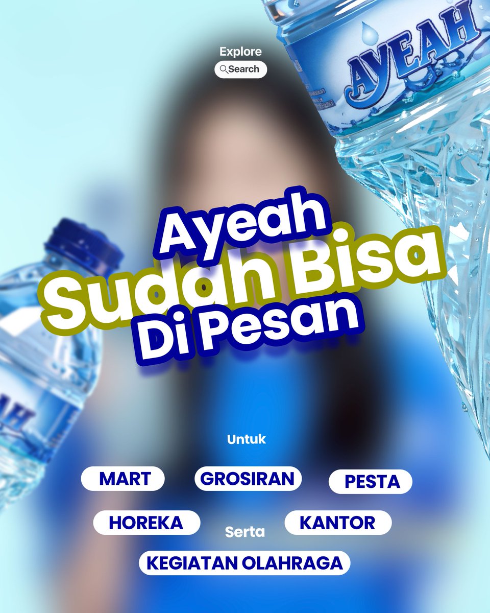 Ayeahamdk's tweet photo. ✨ Aku Gen Z, peduli sama apa yang aku minum!
Air mineral gak cuma harus bening, tapi juga punya sumber jelas dan bersertifikat lengkap!
Dengan Ayeah, kamu bisa nikmatin kesegaran alami yang udah HALAL, SNI, BPOM &amp; ISO ✅ https://t.co/Zc8k3WEq54