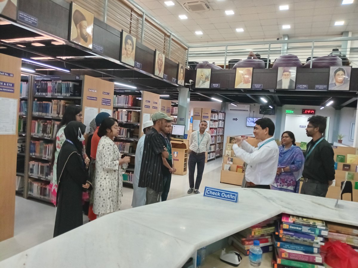 LibraryULAB's tweet image. ULAB Library conducted Library Orientation for the undergraduate students of the Department of Bangla Language and Literature (BLL) for Fall2025 and Library organized the orientation on 12 October 2025.