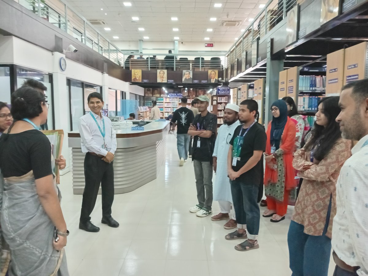 LibraryULAB's tweet image. ULAB Library conducted Library Orientation for the undergraduate students of the Department of Bangla Language and Literature (BLL) for Fall2025 and Library organized the orientation on 12 October 2025.