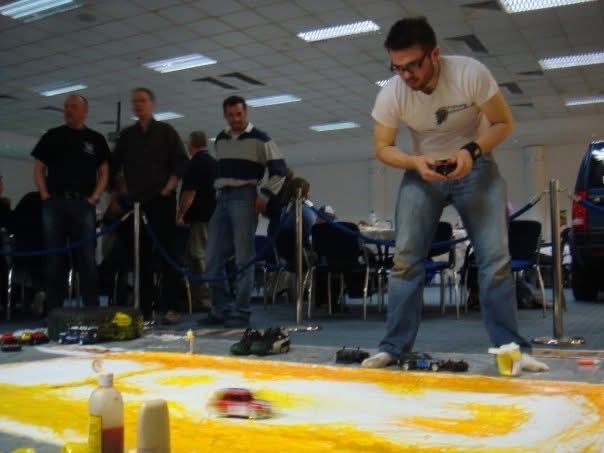 Popbangcolour's tweet image. Crikey, 18 years of POPBANGCOLOUR! 
Its popped up on @LinkedInUK 🎉

What started off as an idea to create artworks with radio controlled cars continues in 2025 #paintwithcars 

Here are some very early photos of some of the first events I was at in the early days… 🚗🎨