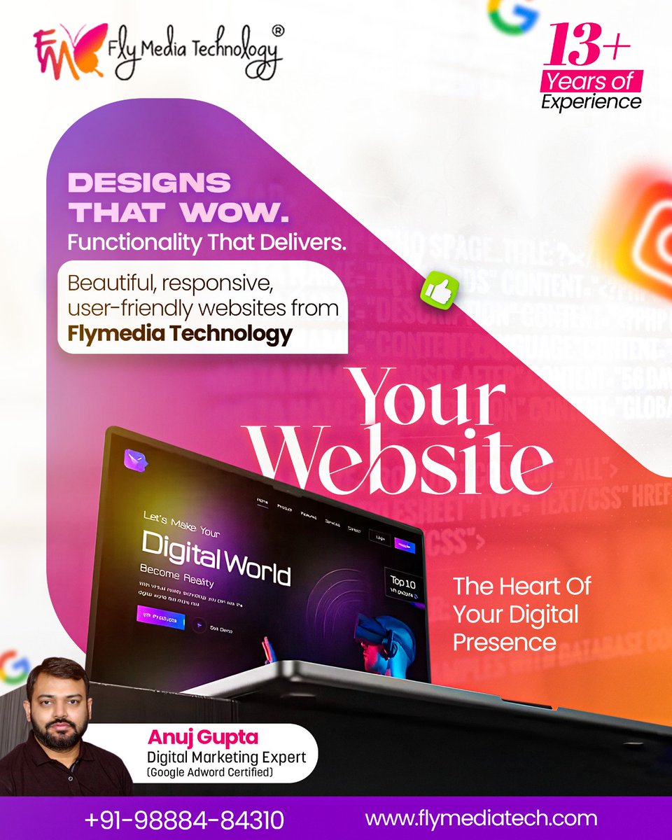 flymediatech1's tweet image. Looking to build a stunning, responsive website that gets results? Flymedia Technology is a trusted Web Designing company in Punjab with 13+ years of experience.

📞 +91-98884-84310
🌐 flymediatech.com

#FlymediaTechnology #WebDesignPunjab #DigitalMarketing